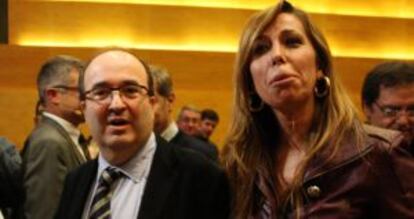 Miquel Iceta i Alicia Sánchez-Camacho.