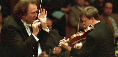 El director de orquesta Riccardo Chailly en un concierto en 2009.