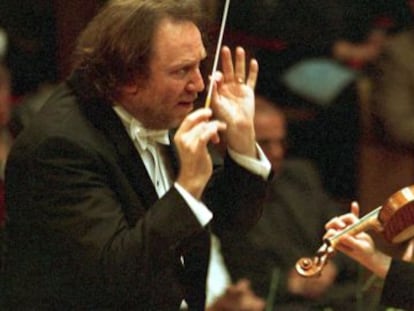 El director de orquesta Riccardo Chailly en un concierto en 2009.