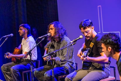 Encuentros de EL PAIS+  con la banda de música Arde Bogotá.
Teatros Luchana 