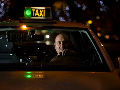 Valentin Pino, taxista de Madrid.