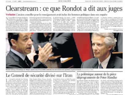 Portada de la edición de esta tarde de <i>Le Monde.</i>