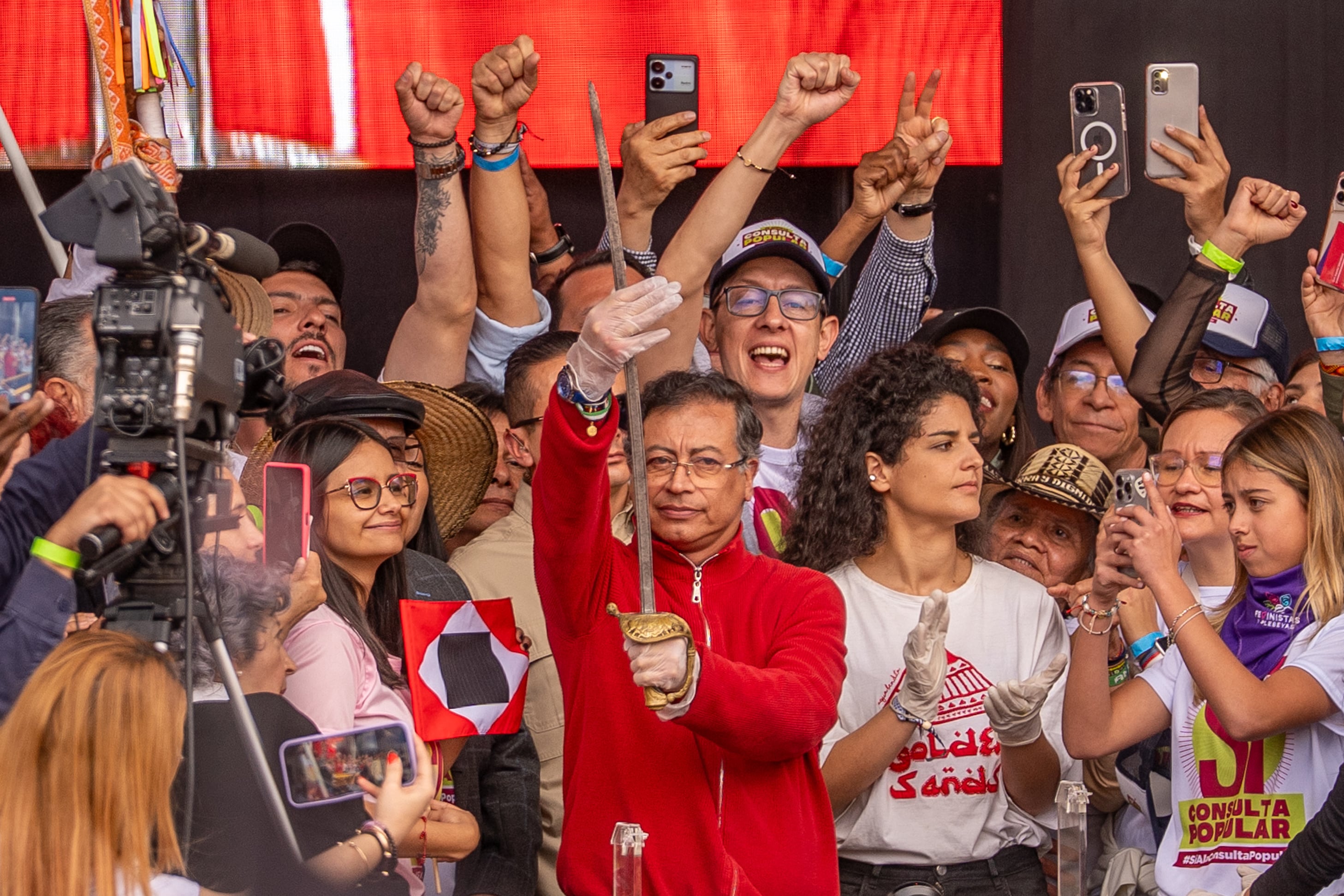Las marchas del primero de mayo en Colombia, en vivo | Petro en la Plaza de Bolívar: “Es el pueblo el soberano”