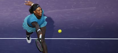 Serena, durante un partido en Miami.