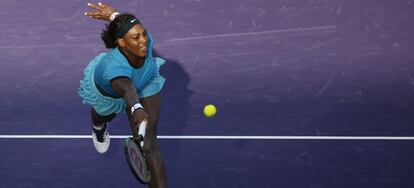 Serena, durante un partido en Miami.