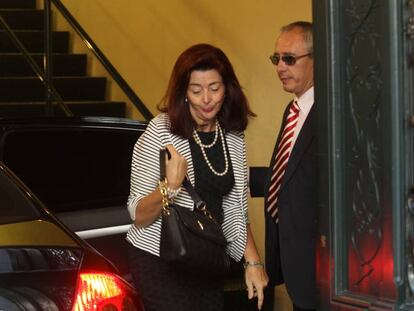 La magistrada Concepci&oacute;n Espejel a su llegada al pleno del Consejo General del Poder Judicial (CGPJ) en junio de 2012.