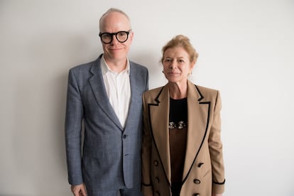 Elena Ochoa Foster y Hans Ulrich Obrist.