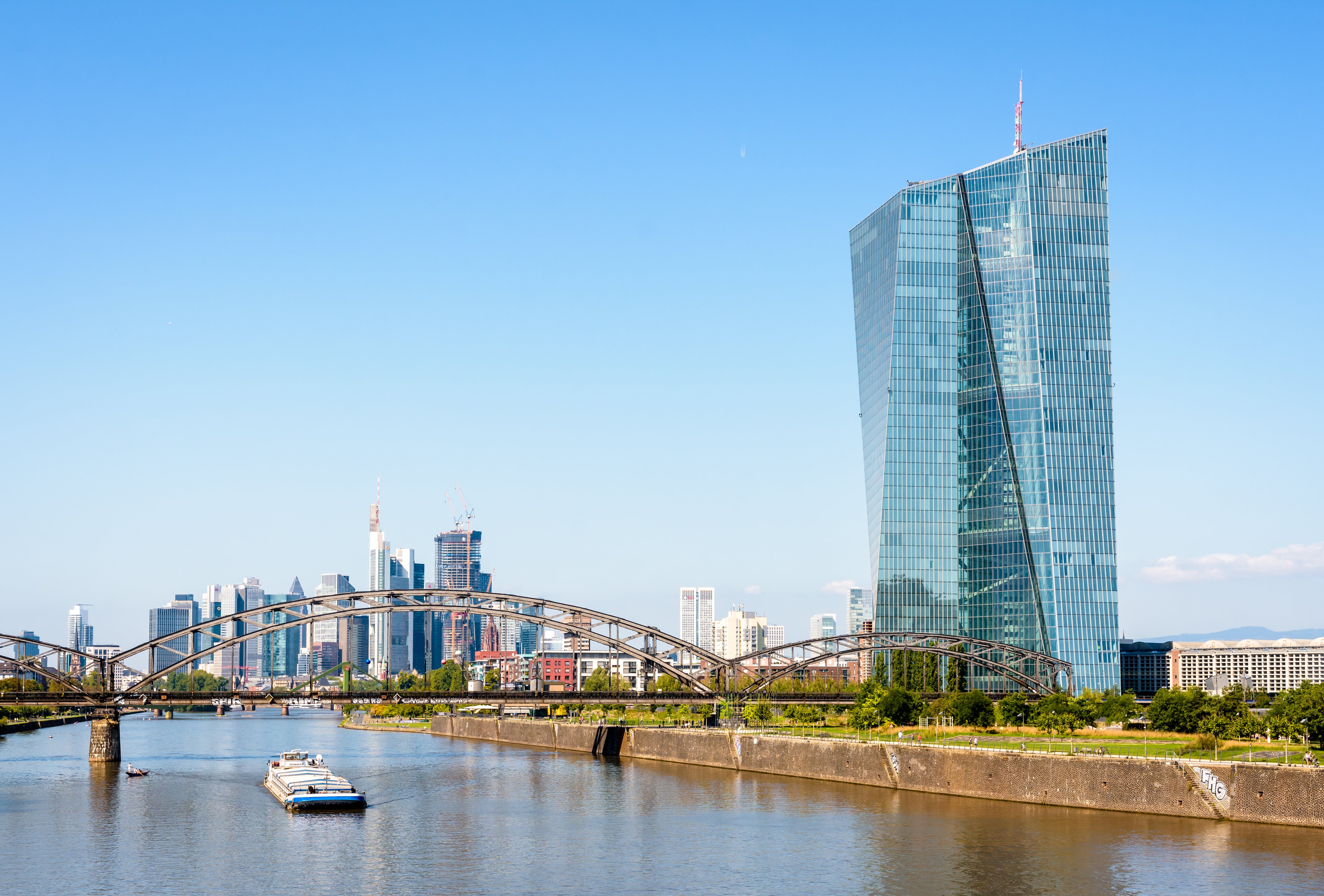 Sede del Banco Central Europeo (BCE) en Fráncfort del Meno, Alemania.