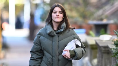 Suri Cruise, el 27 de noviembre de 2024, en las calles de Brooklyn (Nueva York).