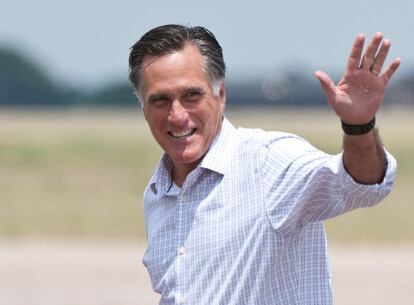 Romney en Colorado, el d&iacute;a 10 de julio