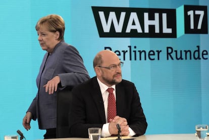 Merkel y Schulz