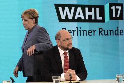 Merkel y Schulz