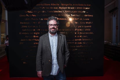 El escritor y periodista Sergio del Molino, ganador del premio Alfaguara 2024, este jueves en el Círculo de Bellas Artes.