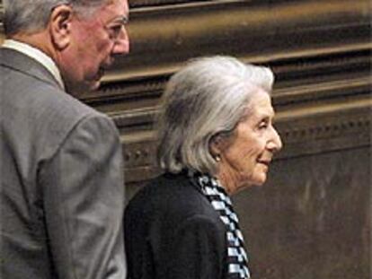 Mario Vargas Llosa y Nadine Gordimer, en México.
