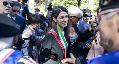 Virginia Raggi, alcaldesa de Roma