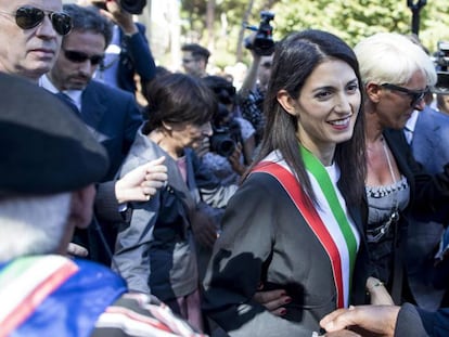 Virginia Raggi, alcaldesa de Roma