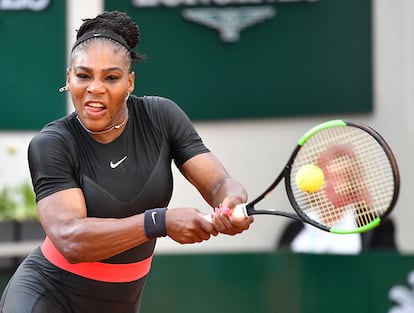 Serena Williams en Roland Garros.