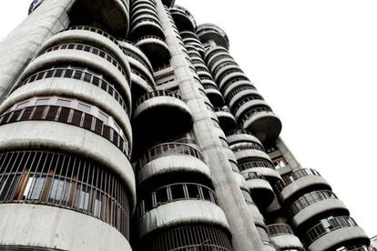 Fachada del icónico edificio madrileño Torres Blancas.