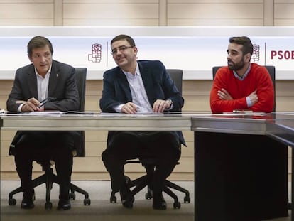 Reuni&oacute;n de la gestora del PSOE.