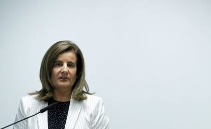 La ministra de Empleo, F&aacute;tima B&aacute;&ntilde;ez.