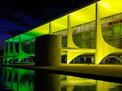 O Palácio do Planalto, em imagem de 2016.