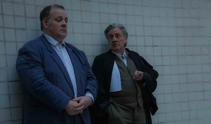 Grégory Gadebois y Daniel Auteuil, en el filme.