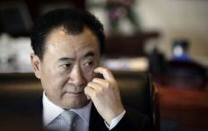 El presidente del grupo Dalian Wanda, Wang Jianlin.  