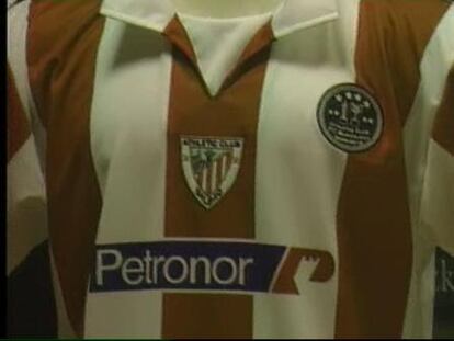 La camiseta oficial del Athletic para la final reivindica la Copa de 1902