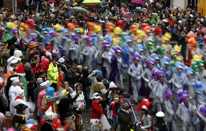 Desfile no carnaval de Dusseldorf, Alemanha.