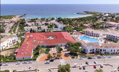 Imágen aérea del hotel Sol Meliá Falcó en Menorca. CEDIDA POR MELIÁ.