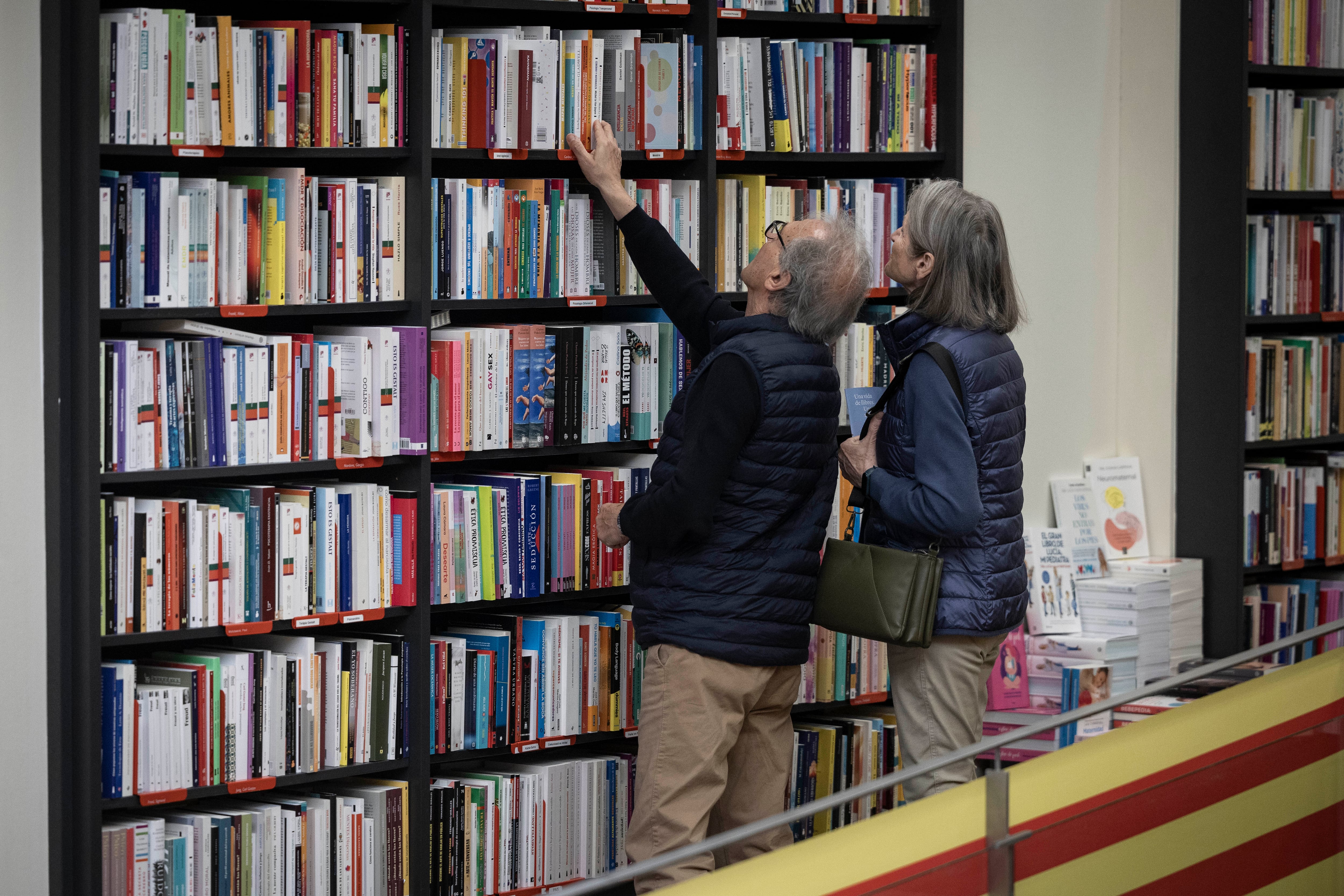 Una librería barcelonesa el 20 de abril de 2024. 
