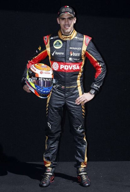 Pastor Maldonado de Venezuela piloto del equipo Lotus.