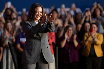 Kamala Harris, la semana pasada en un acto en Phoenix (Arizona).