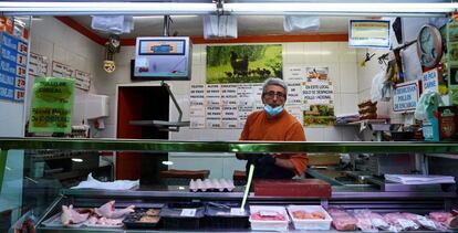 Imagen del mercado de Antón Martín, en Madrid.