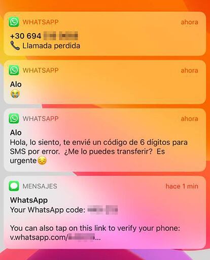 Mensajes peligrosos de WhatsApp.