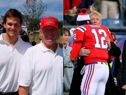 El año pasado, Tom Brady apoyó la candidatura de Donald Trump, él siempre le ha apoyado en el campo de juego.