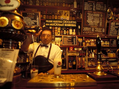 Bodega La Ardosa, en Malasaña.