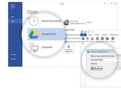 Cómo editar documentos de Google Drive en Microsoft Office
