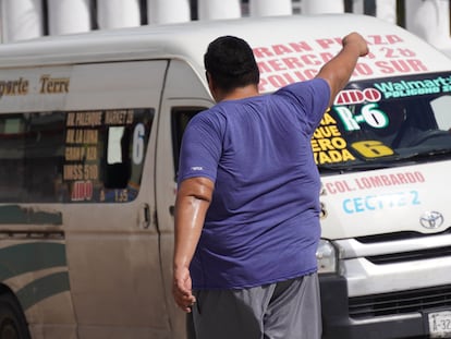 Un hombre con obesidad en la ciudad de Cancún, en el Estado de Quintana Roo, en una imagen de archivo.