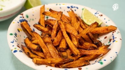 Palitos de boniato: la receta para que queden crujientes
