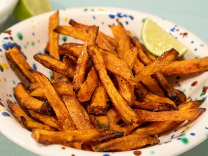 Palitos de boniato: la receta para que queden crujientes