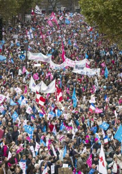 Protesta en París.