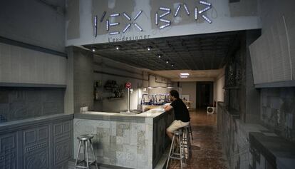 El bar Ex Designer (Entença, 3) de Barcelona.