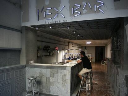 El bar Ex Designer (Entença, 3) de Barcelona.