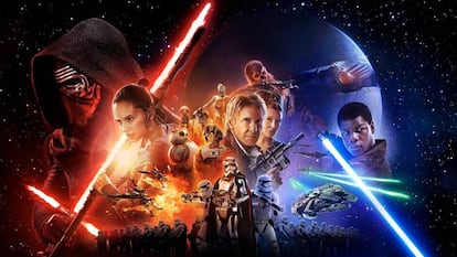 Imagen promocional de &#039;Star Wars: El despertar de la Fuerza&#039;, la pel&iacute;cula que empez&oacute; la &uacute;ltima trilog&iacute;a de la saga. 