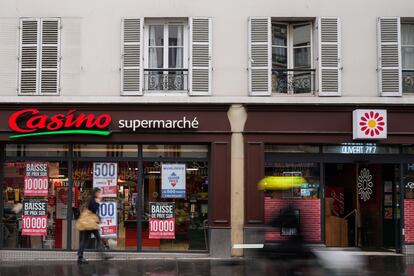 Un supermercado en París.