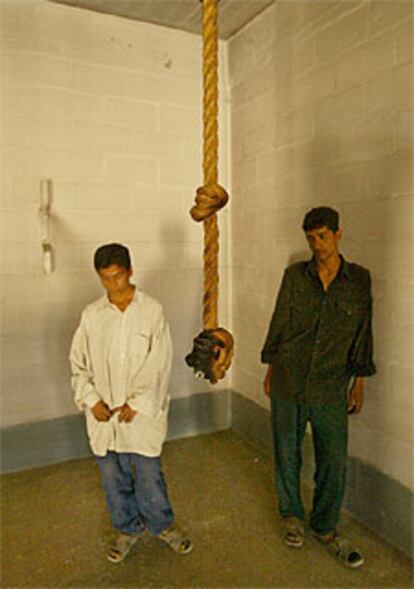 Sala de ejecuciones de la prisión de Abu Ghraib, cercana a Bagdad.