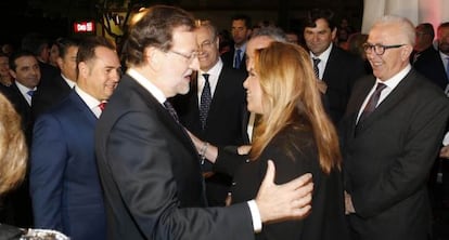 Mariano Rajoy y Susana D&iacute;az, este viernes.