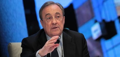 Florentino P&eacute;rez, presidente de ACS. Pablo Monge