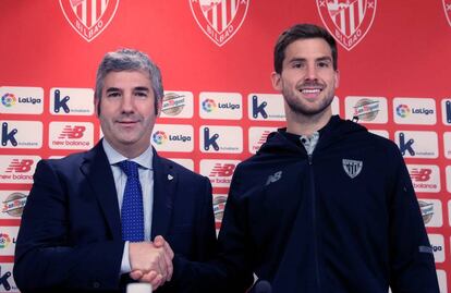 Josu Urrutia e Iñigo Martínez.